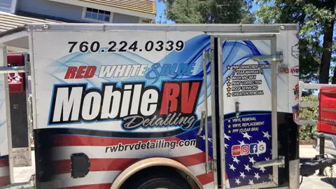 Red White & Blue Mobile RV Detailing in Wildomar, CA